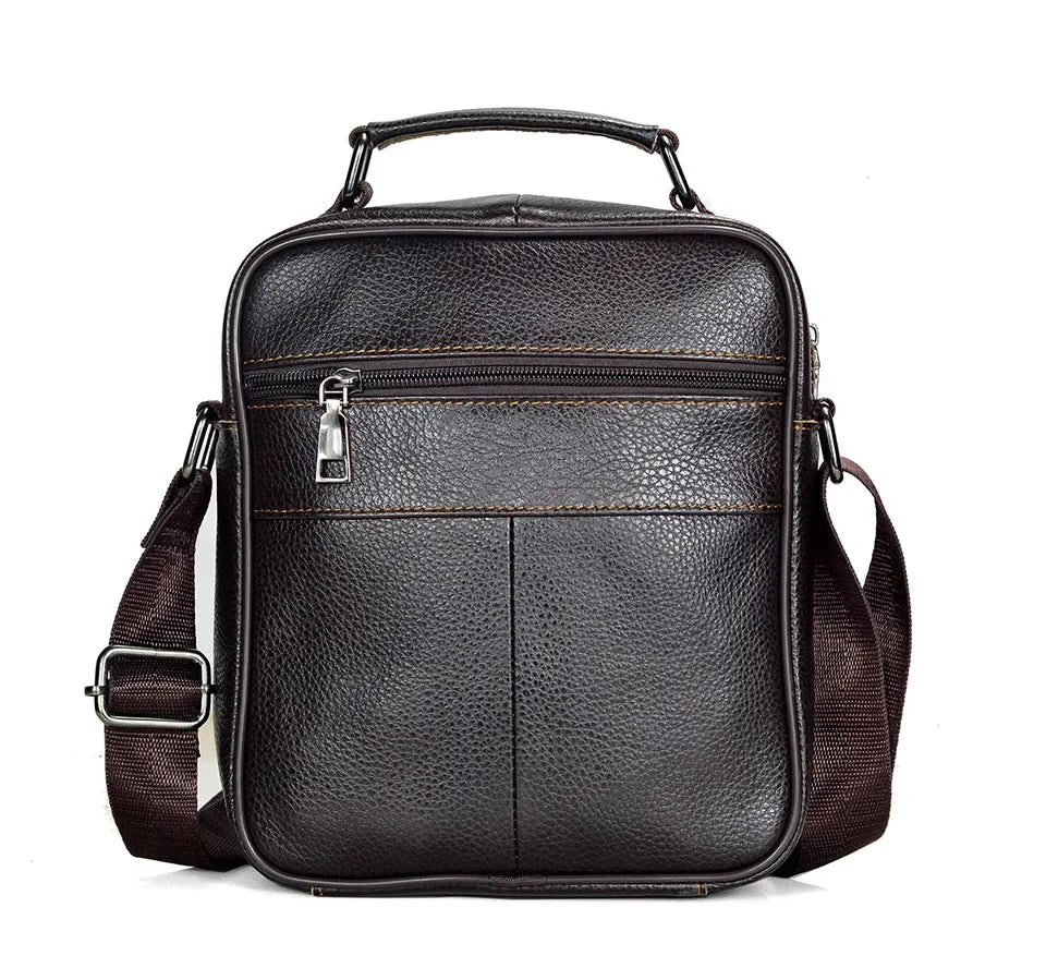Men’s Genuine Leather Briefcase & Messenger Shoulder Bag