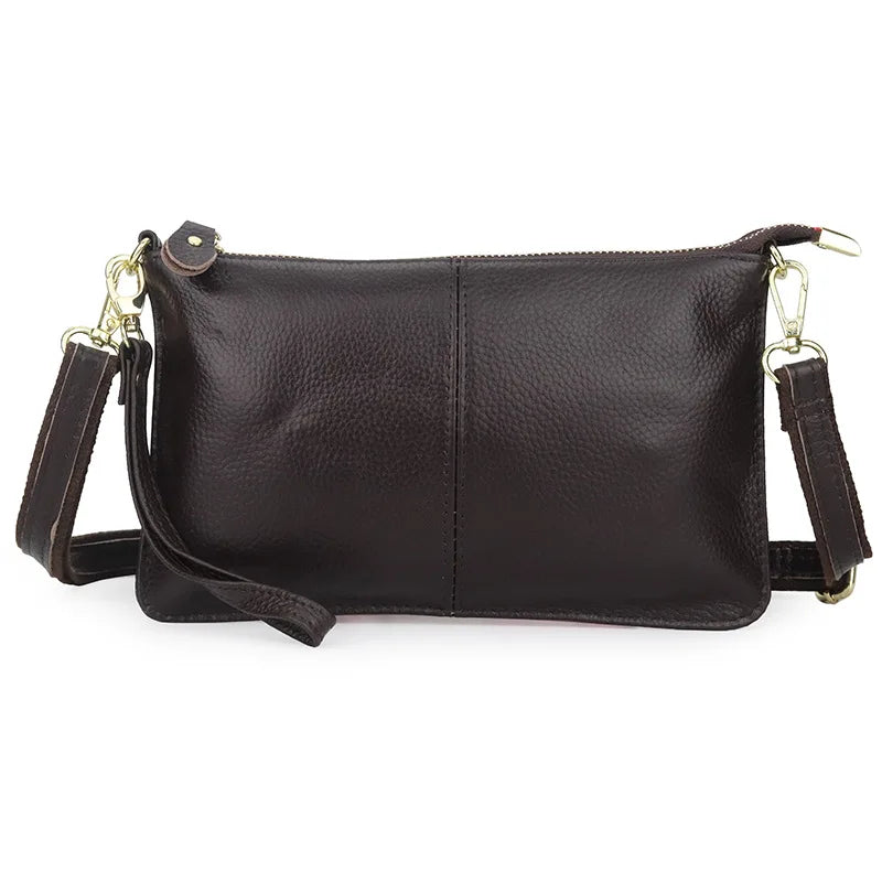 Women’s Genuine Leather Clutch & Small Crossbody Bag