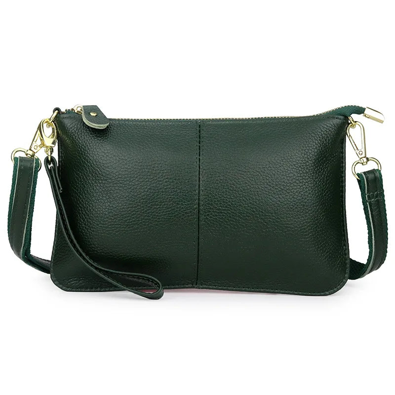 Women’s Genuine Leather Clutch & Small Crossbody Bag