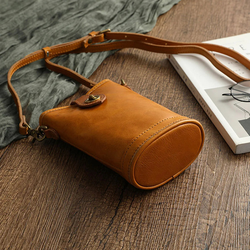 Women’s Genuine Leather Small Crossbody Shoulder Bag