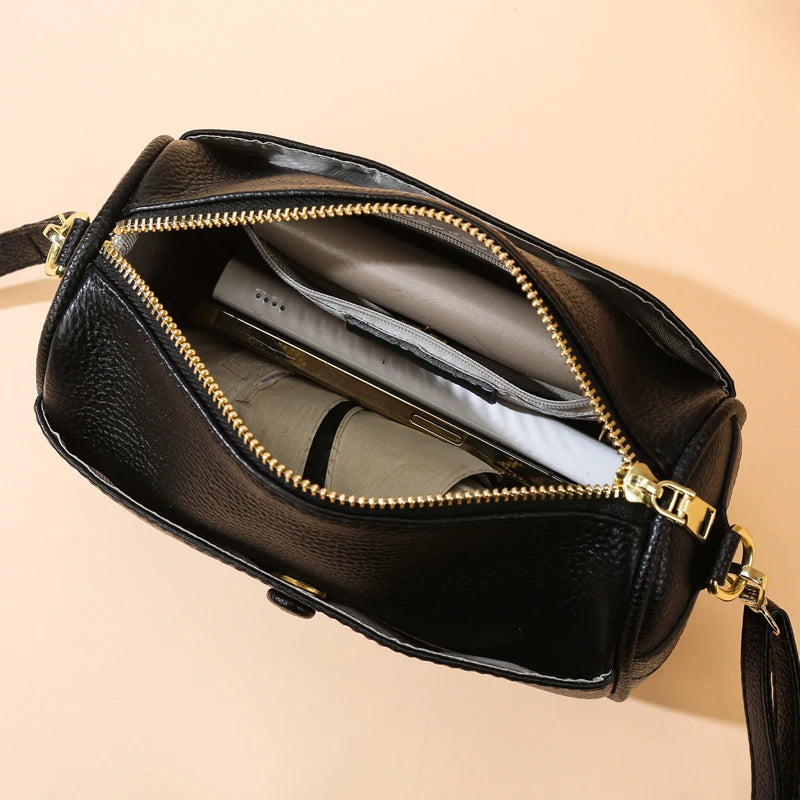 Women’s Soft Genuine Cow Leather Shoulder & Crossbody Bag