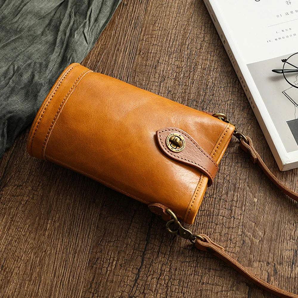 Women’s Genuine Leather Small Crossbody Shoulder Bag