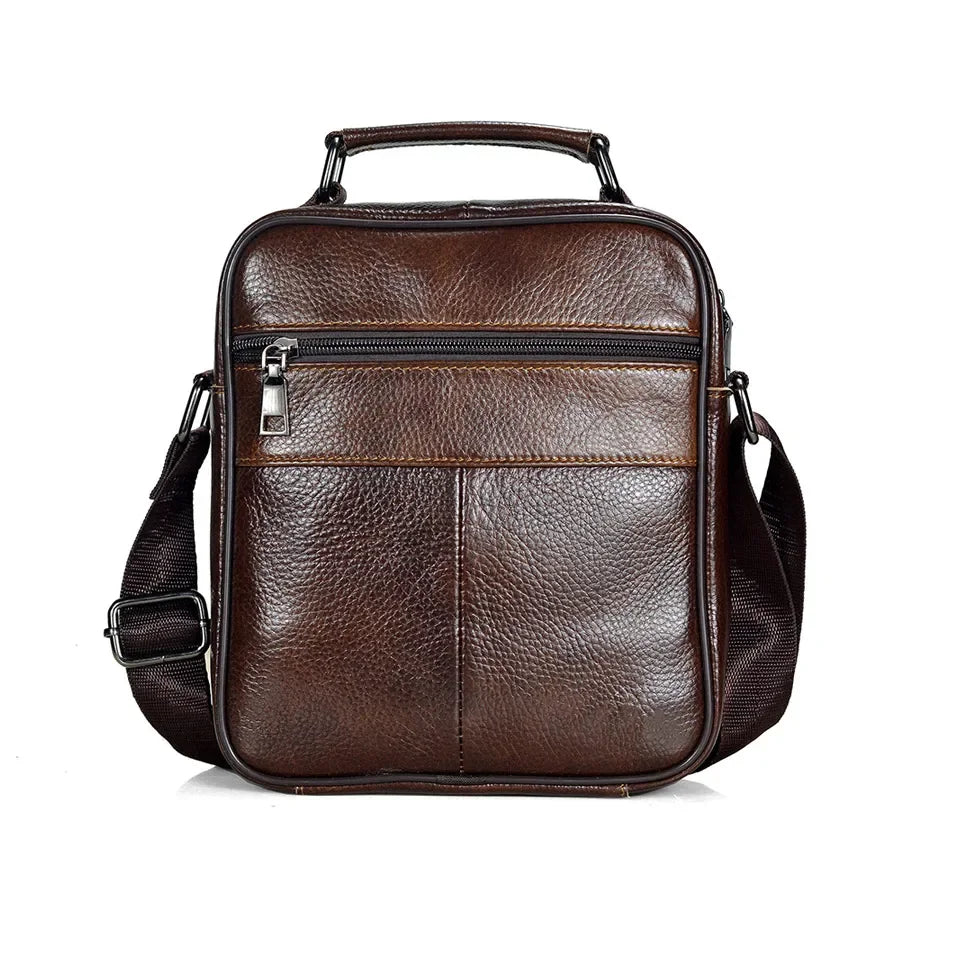 Men’s Genuine Leather Briefcase & Messenger Shoulder Bag