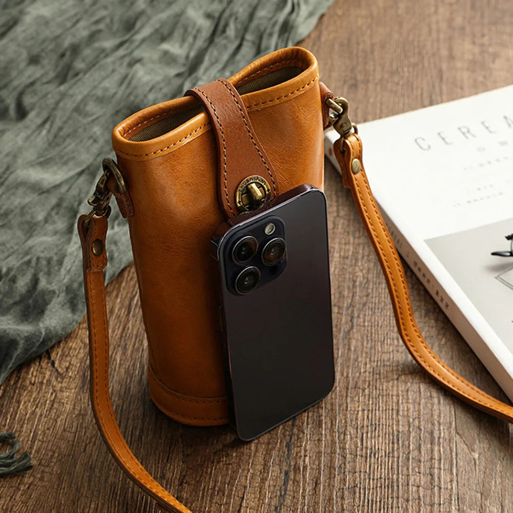 Women’s Genuine Leather Small Crossbody Shoulder Bag