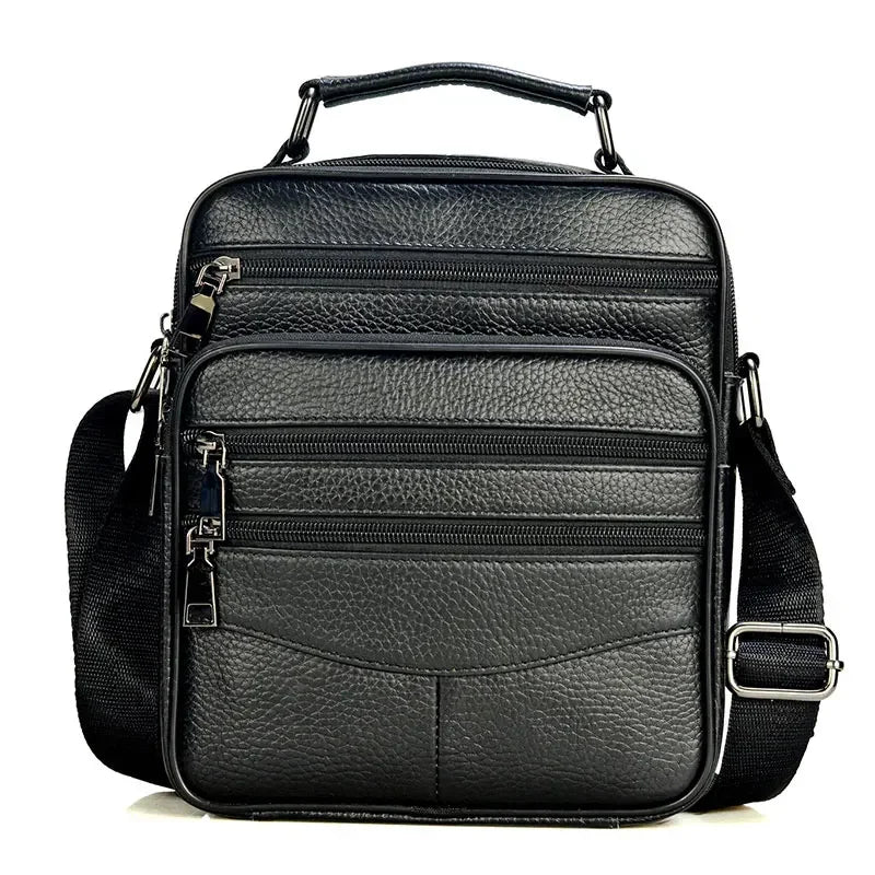 Men’s Genuine Leather Briefcase & Messenger Shoulder Bag