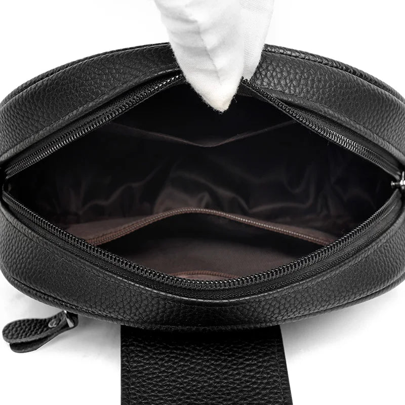 Women’s Genuine Cowhide Leather Handbag & Small Crossbody Tote