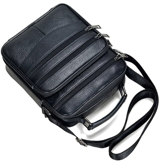 Men’s Genuine Leather Briefcase & Messenger Shoulder Bag
