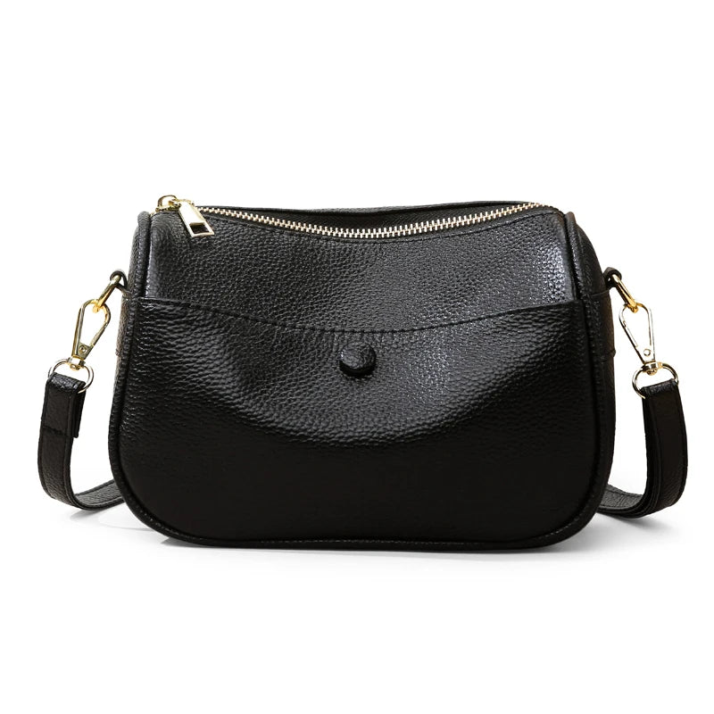 Women’s Soft Genuine Cow Leather Shoulder & Crossbody Bag