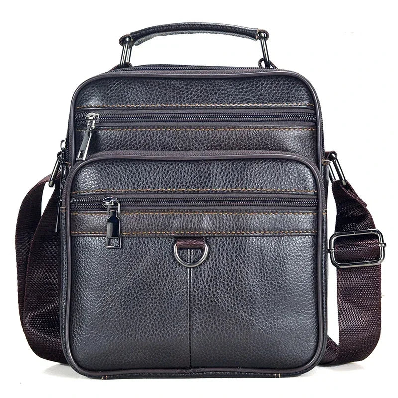 Men’s Genuine Leather Briefcase & Messenger Shoulder Bag