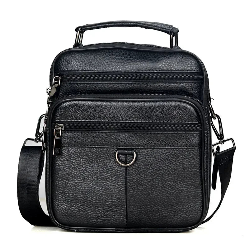 Men’s Genuine Leather Briefcase & Messenger Shoulder Bag