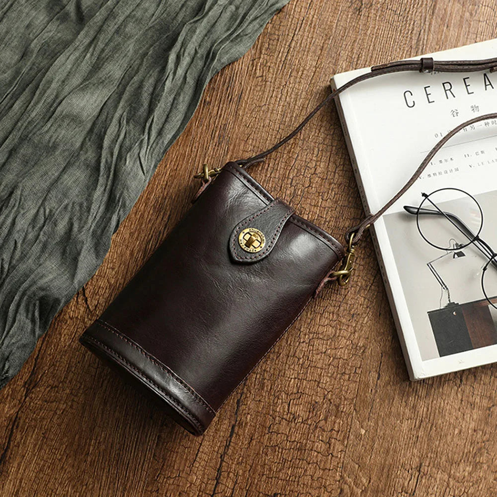 Women’s Genuine Leather Small Crossbody Shoulder Bag