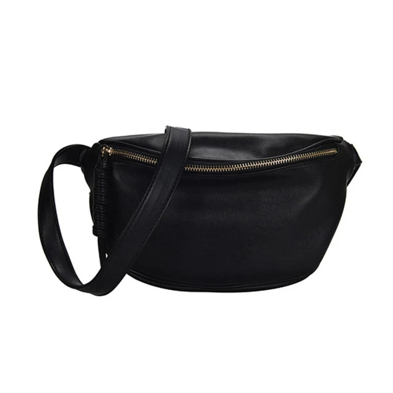 Women’s Leather Chest Pack & Fashion Waist Crossbody Bag