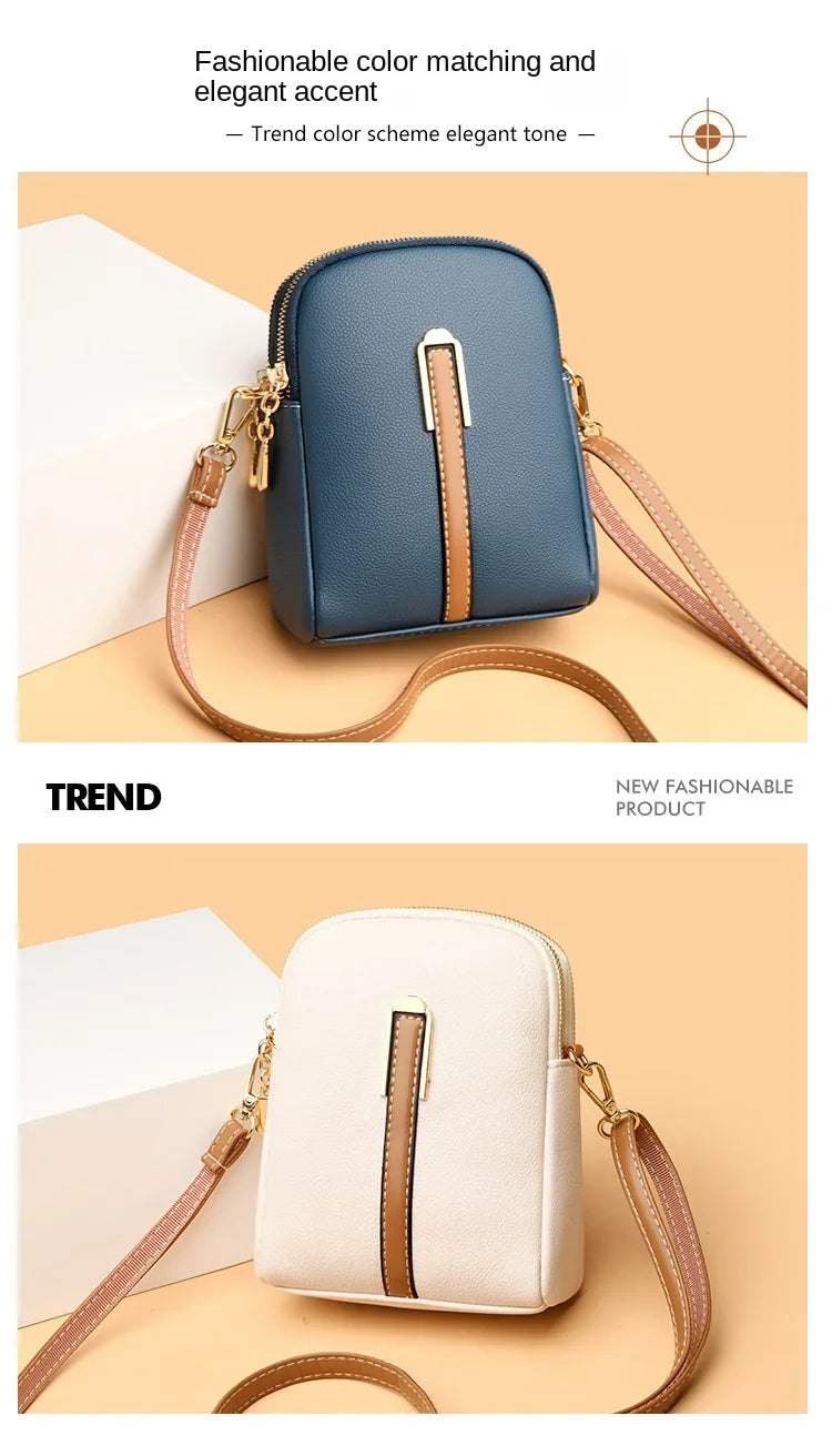 2025 Women’s Genuine Leather Luxury Handbag & Crossbody Bag