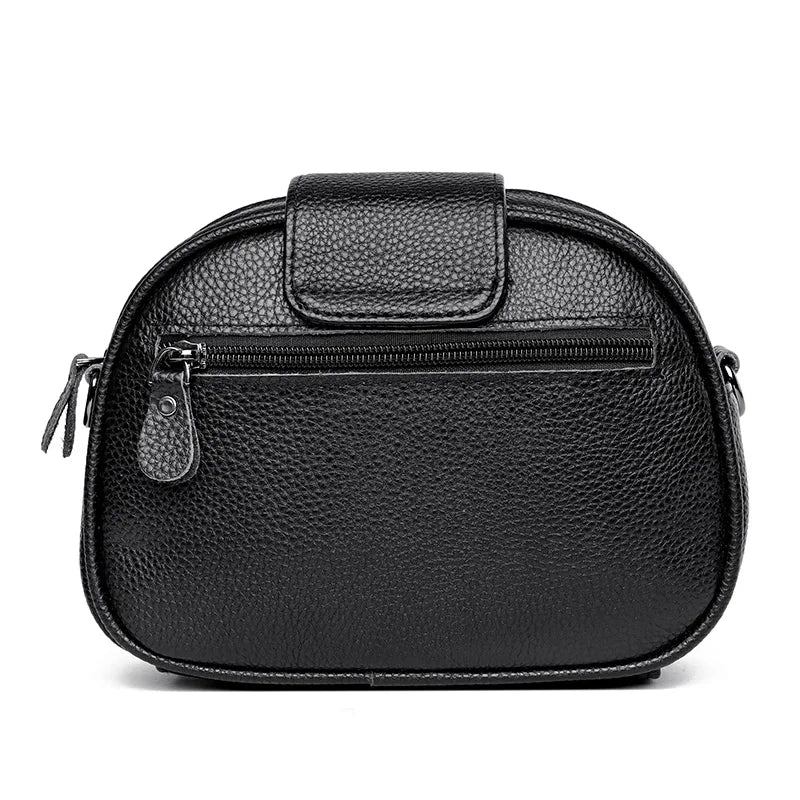 Women’s Genuine Cowhide Leather Handbag & Small Crossbody Tote