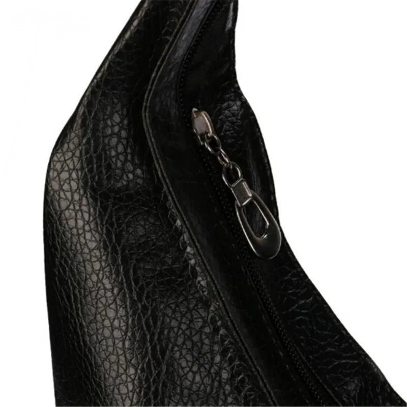 Women’s PU Leather Large Capacity Shoulder & Messenger Bag