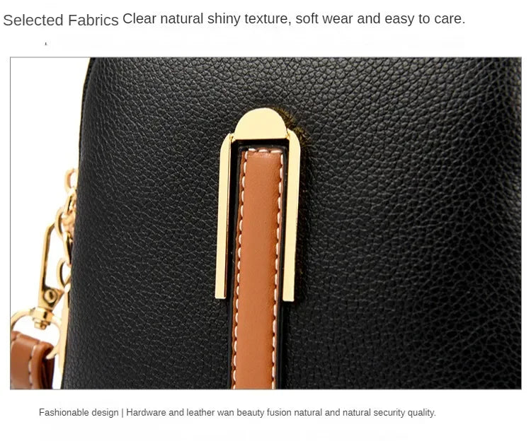 2025 Women’s Genuine Leather Luxury Handbag & Crossbody Bag