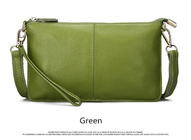 Women’s Genuine Leather Clutch & Small Crossbody Bag