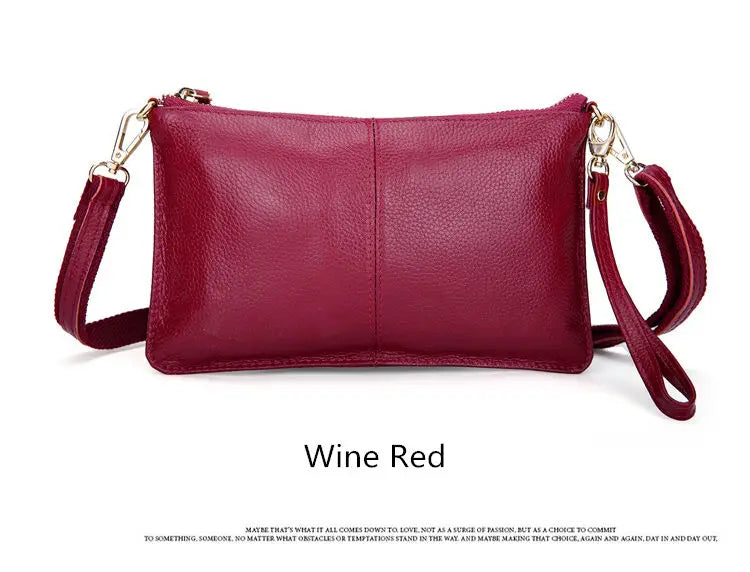 Women’s Genuine Leather Clutch & Small Crossbody Bag