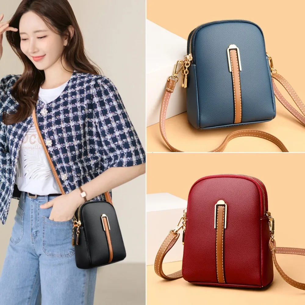 2025 Women’s Genuine Leather Luxury Handbag & Crossbody Bag