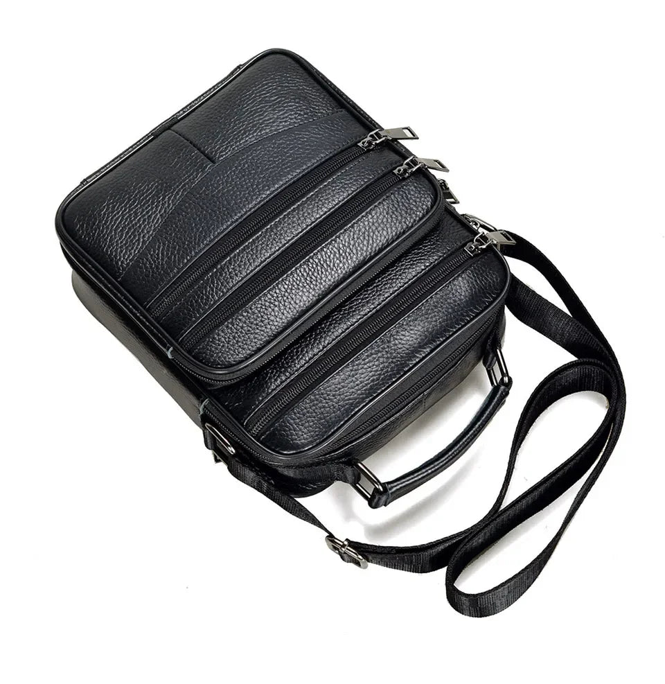 Men’s Genuine Leather Briefcase & Messenger Shoulder Bag