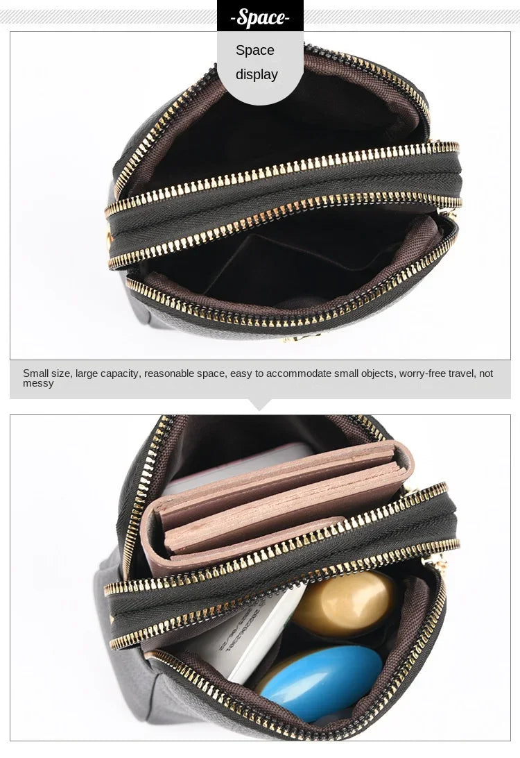 2025 Women’s Genuine Leather Luxury Handbag & Crossbody Bag