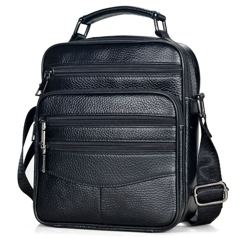 Men’s Genuine Leather Briefcase & Messenger Shoulder Bag