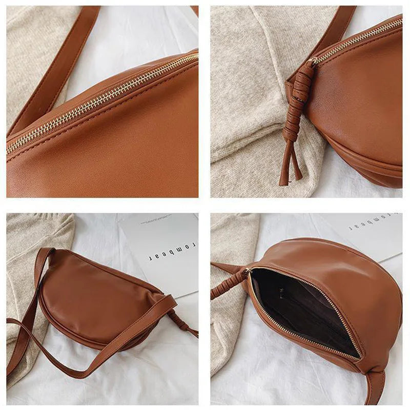 Women’s Leather Chest Pack & Fashion Waist Crossbody Bag