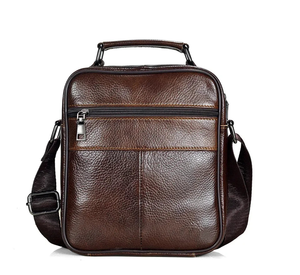 Men’s Genuine Leather Briefcase & Messenger Shoulder Bag