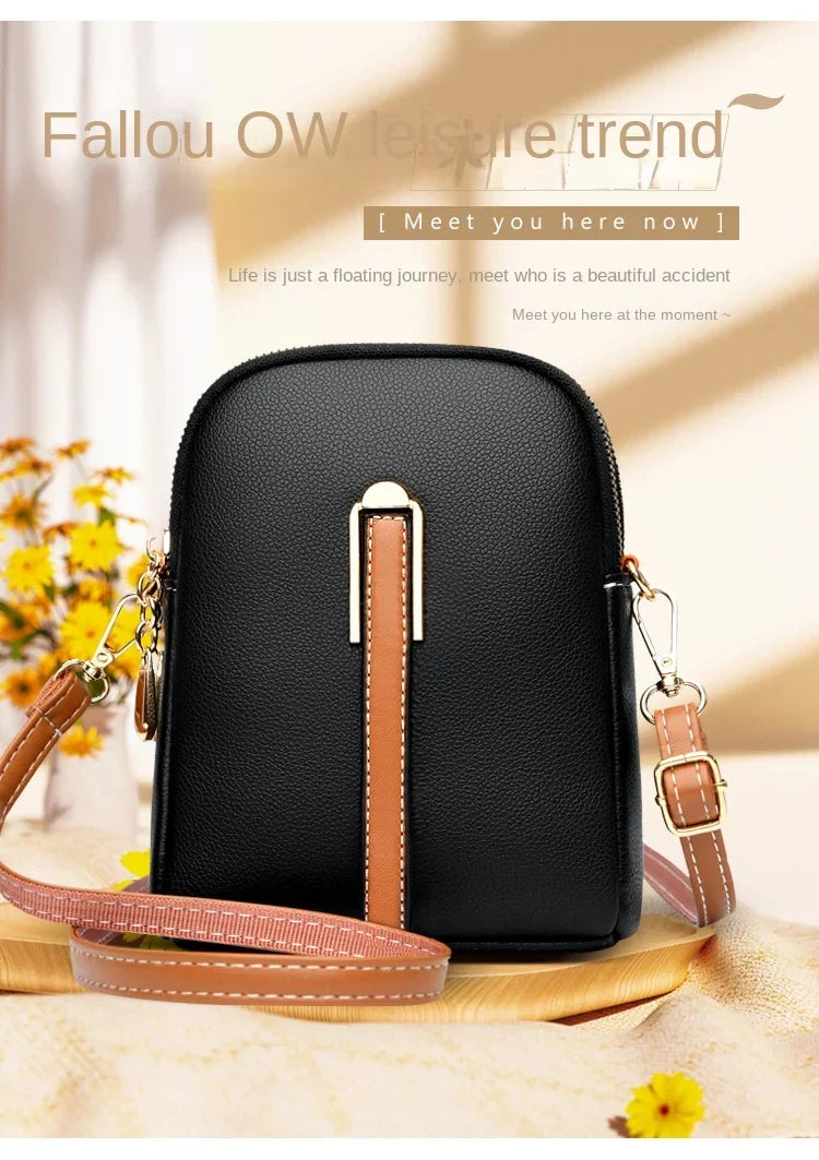 2025 Women’s Genuine Leather Luxury Handbag & Crossbody Bag