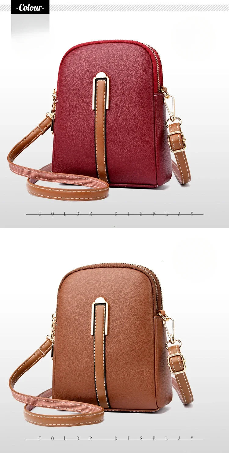 2025 Women’s Genuine Leather Luxury Handbag & Crossbody Bag