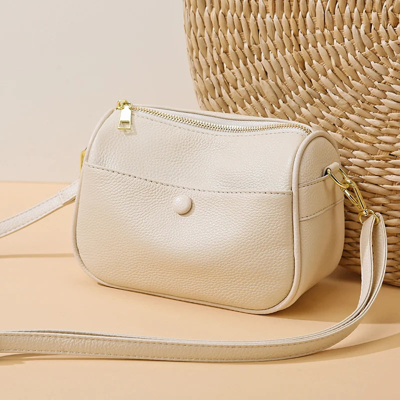 Women’s Soft Genuine Cow Leather Shoulder & Crossbody Bag