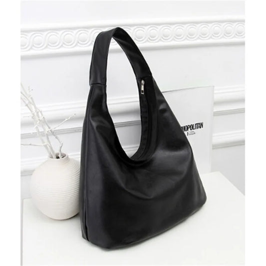 Women’s PU Leather Large Capacity Shoulder & Messenger Bag