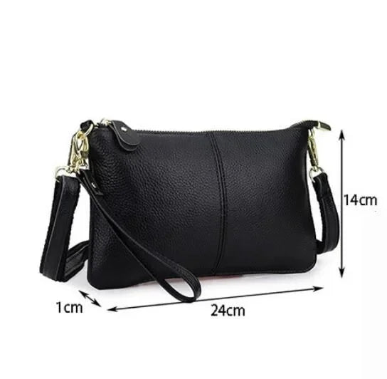 Women’s Genuine Leather Clutch & Small Crossbody Bag