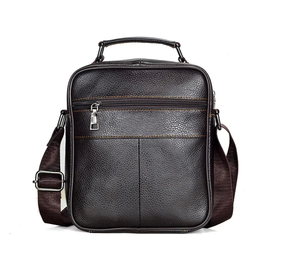 Men’s Genuine Leather Briefcase & Messenger Shoulder Bag