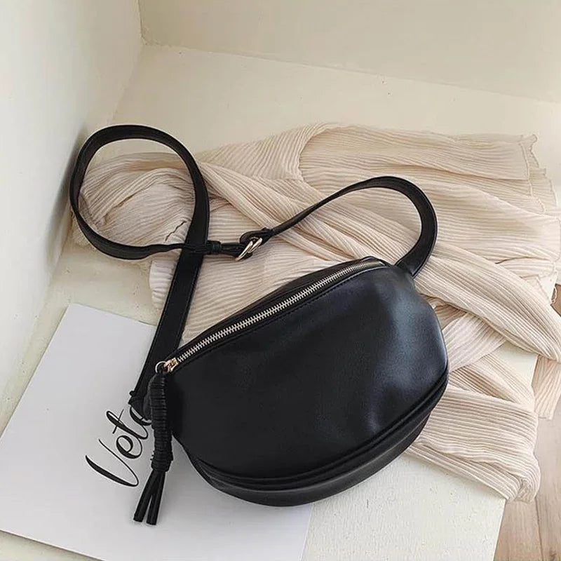 Women’s Leather Chest Pack & Fashion Waist Crossbody Bag