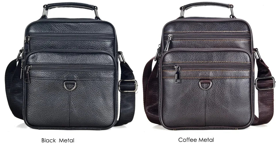 Men’s Genuine Leather Briefcase & Messenger Shoulder Bag