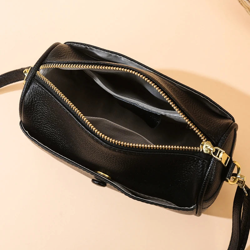 Women’s Soft Genuine Cow Leather Shoulder & Crossbody Bag