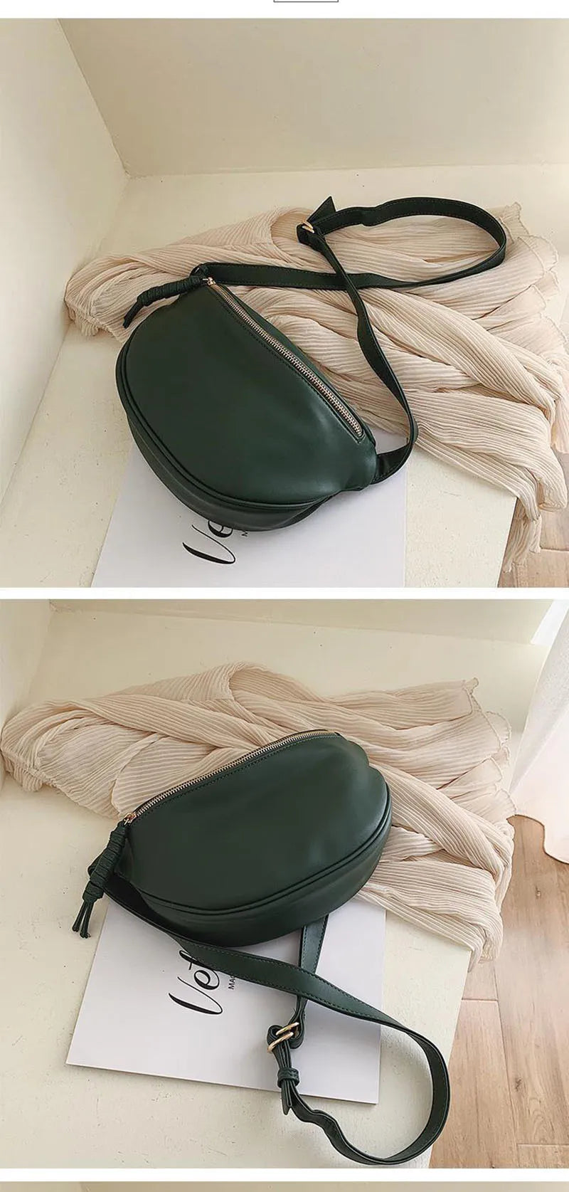 Women’s Leather Chest Pack & Fashion Waist Crossbody Bag