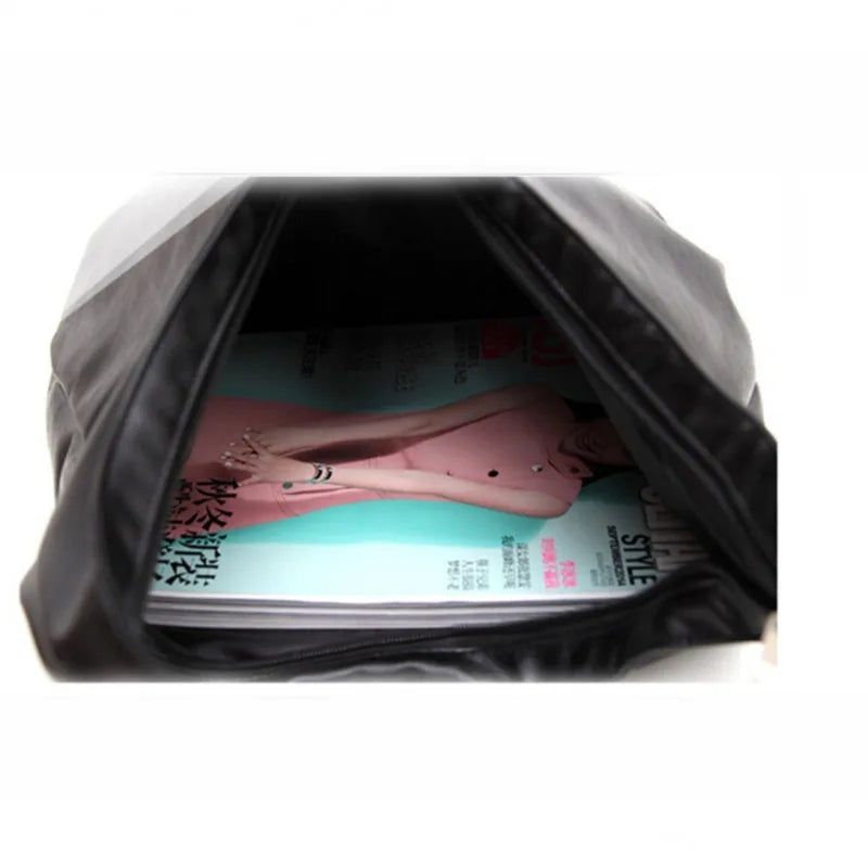Women’s PU Leather Large Capacity Shoulder & Messenger Bag