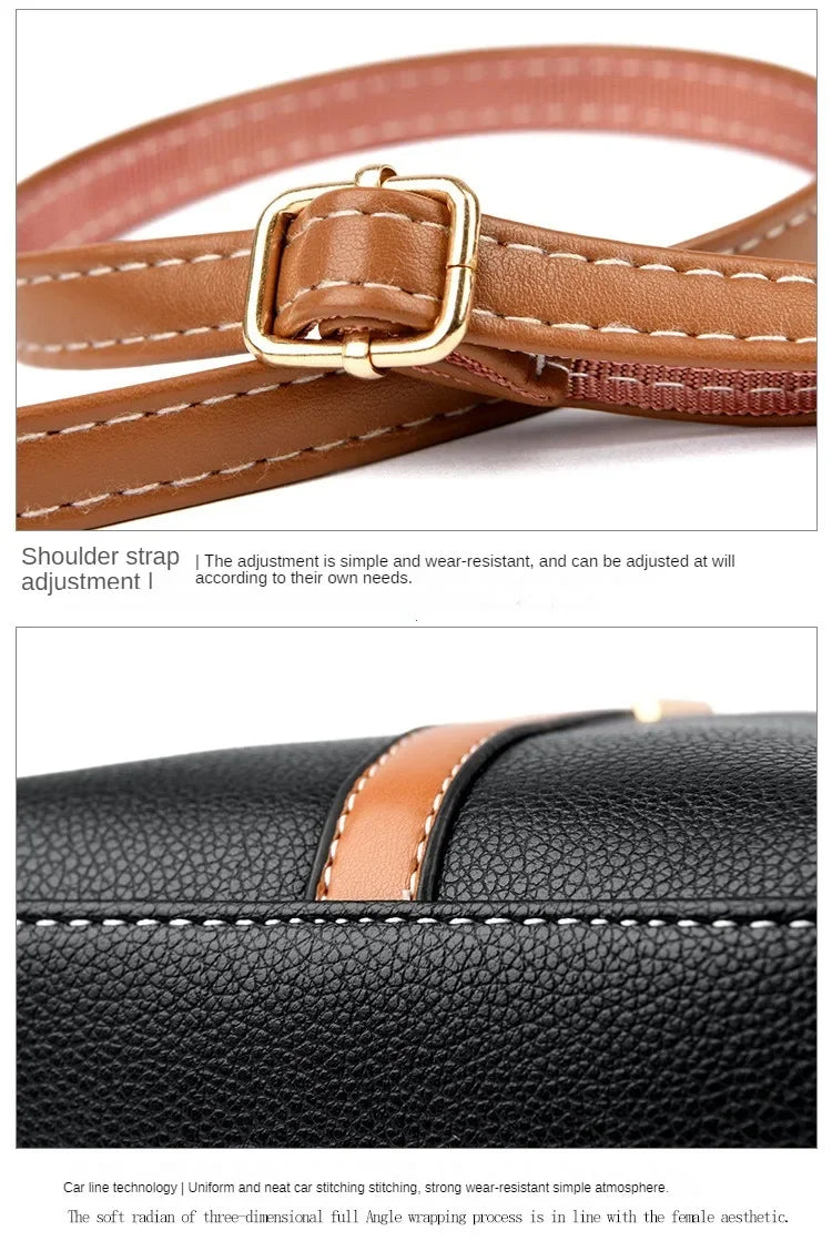 2025 Women’s Genuine Leather Luxury Handbag & Crossbody Bag