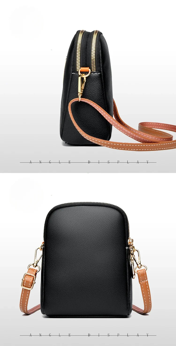 2025 Women’s Genuine Leather Luxury Handbag & Crossbody Bag